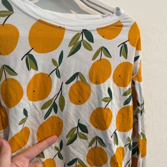 Little Sleepies Clementines Oranges Bamboo Pajamas - Picture 2 of 7
